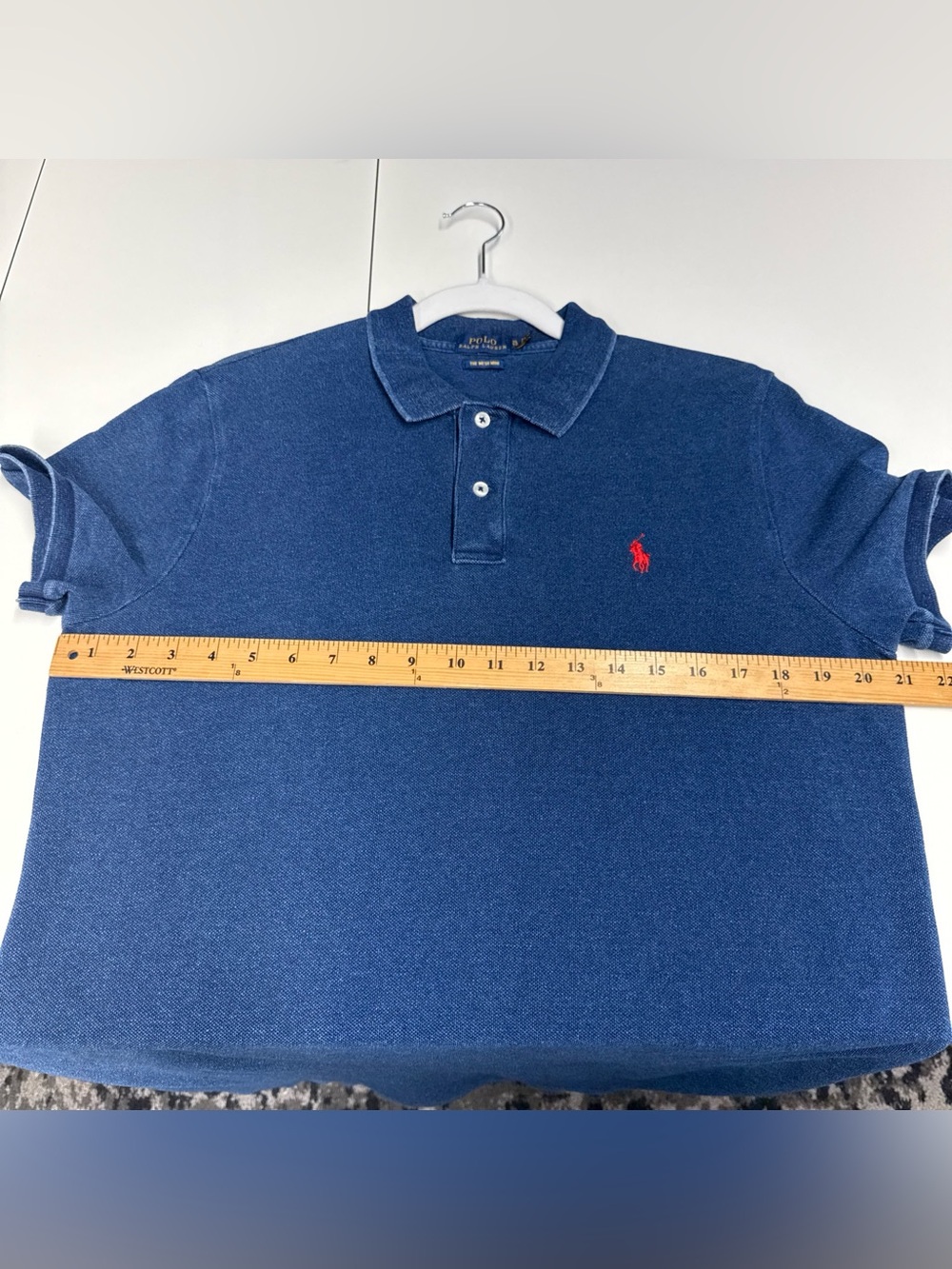 Polo Ralph Lauren The Mesh Mini Shirt Dress Sz XL Golf Tennis Sport Navy Blue - Picture 8 of 13